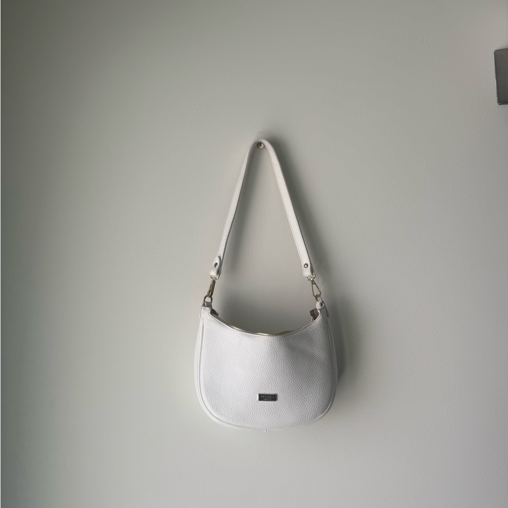 Italian White Shoulder Bag